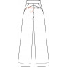 Modèle  personnalisé - Pantalon fluide en coupe droite