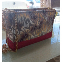 Sac de soirée rouge pailleté