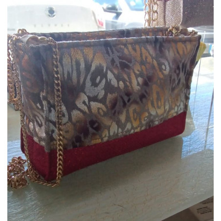 Sac de soirée rouge pailleté