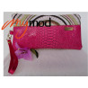 Petite pochette simili cuir rose