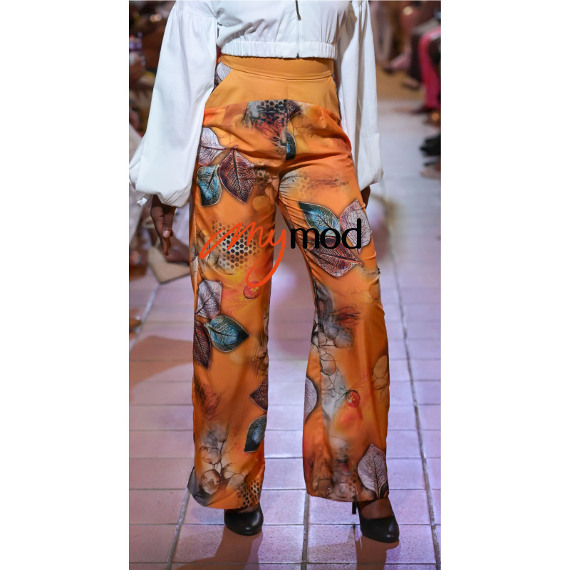 Pantalon fluide en coupe droite Pantalon fluide en coupe droite