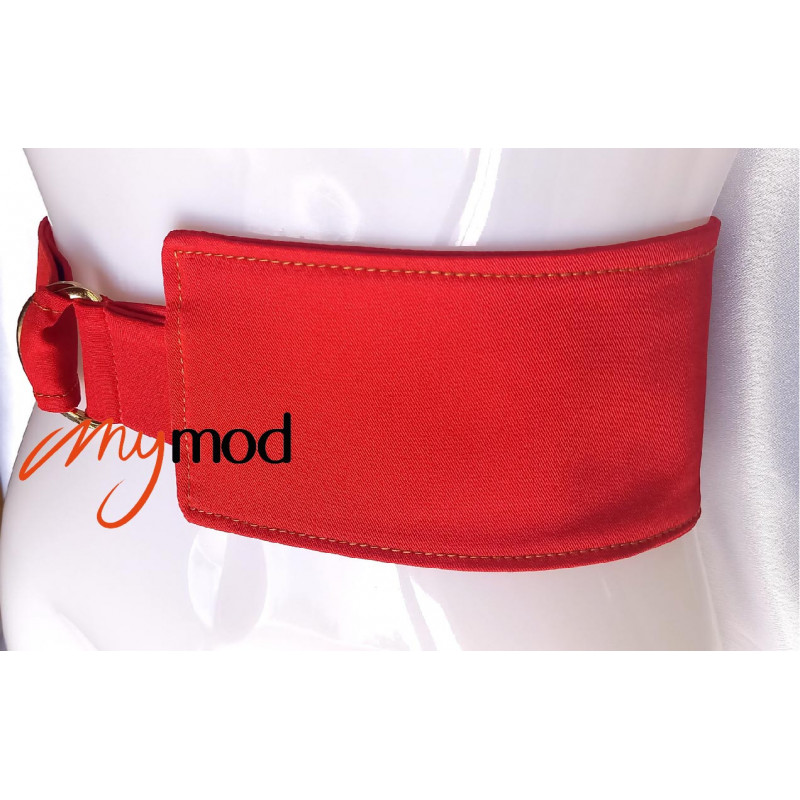Ceinture asymetrique rectangulaire rouge Ceinture asymetrique rectangulaire rouge