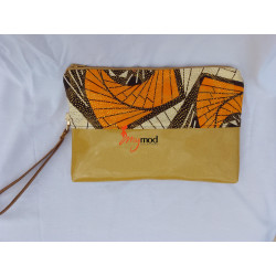 Pochette wax doré