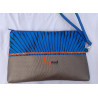 Pochette wax bleu