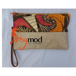 Pochette wax doré