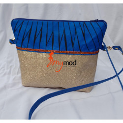 Sac en wax bleu